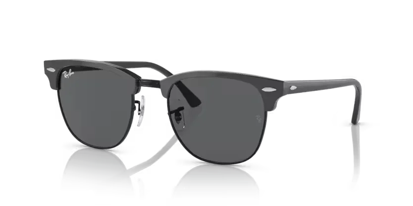 Ray-Ban | 3016 Clubmaster | Grey on black - Image 2