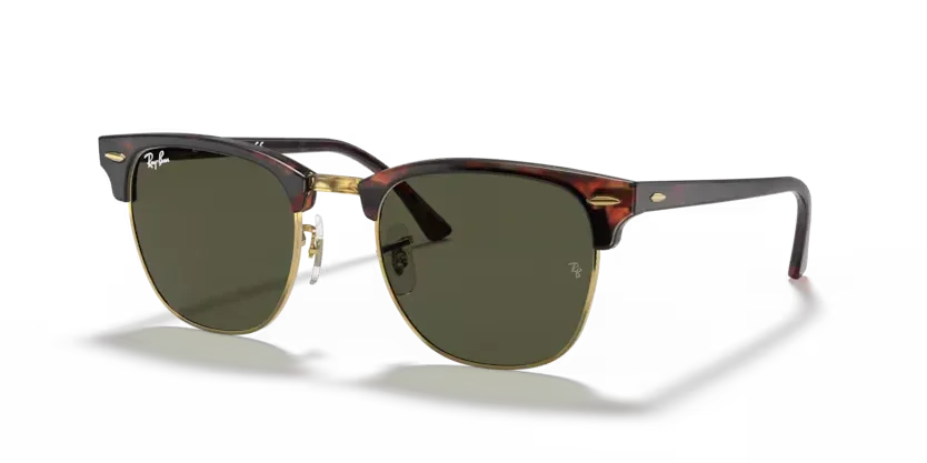 Ray-Ban | 3016 Clubmaster | Tortoise on Gold - Image 2