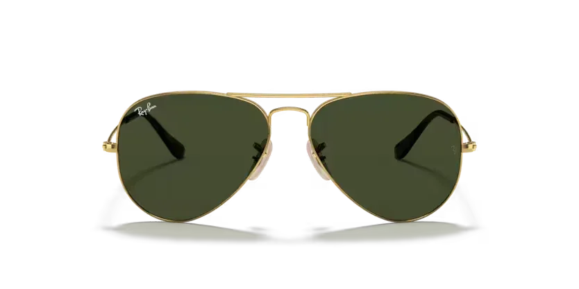 Ray-Ban | 3025 Aviator Large Metal | Arista Gold & Green