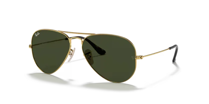 Ray-Ban | 3025 Aviator Large Metal | Arista Gold & Green - Image 2