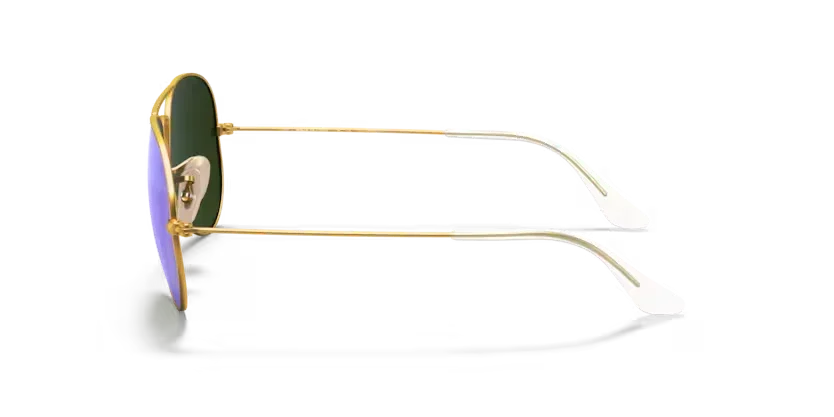 Ray-Ban | 3025 Aviator Large Metal | Gold & Blue Polarized - Image 3