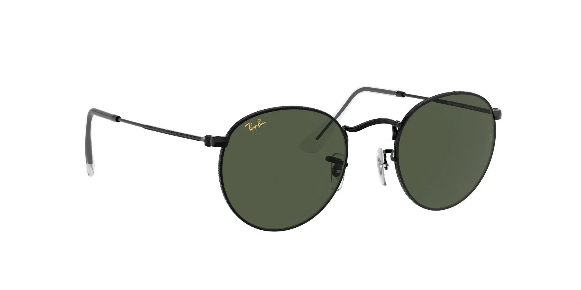Ray-Ban | 3447 Round Metal | Black (Size 53) - Image 3