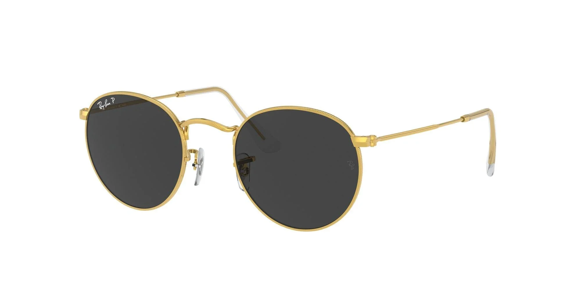 Ray-Ban | 3447 Round Metal | Gold Polarised (Size 50) - Image 2