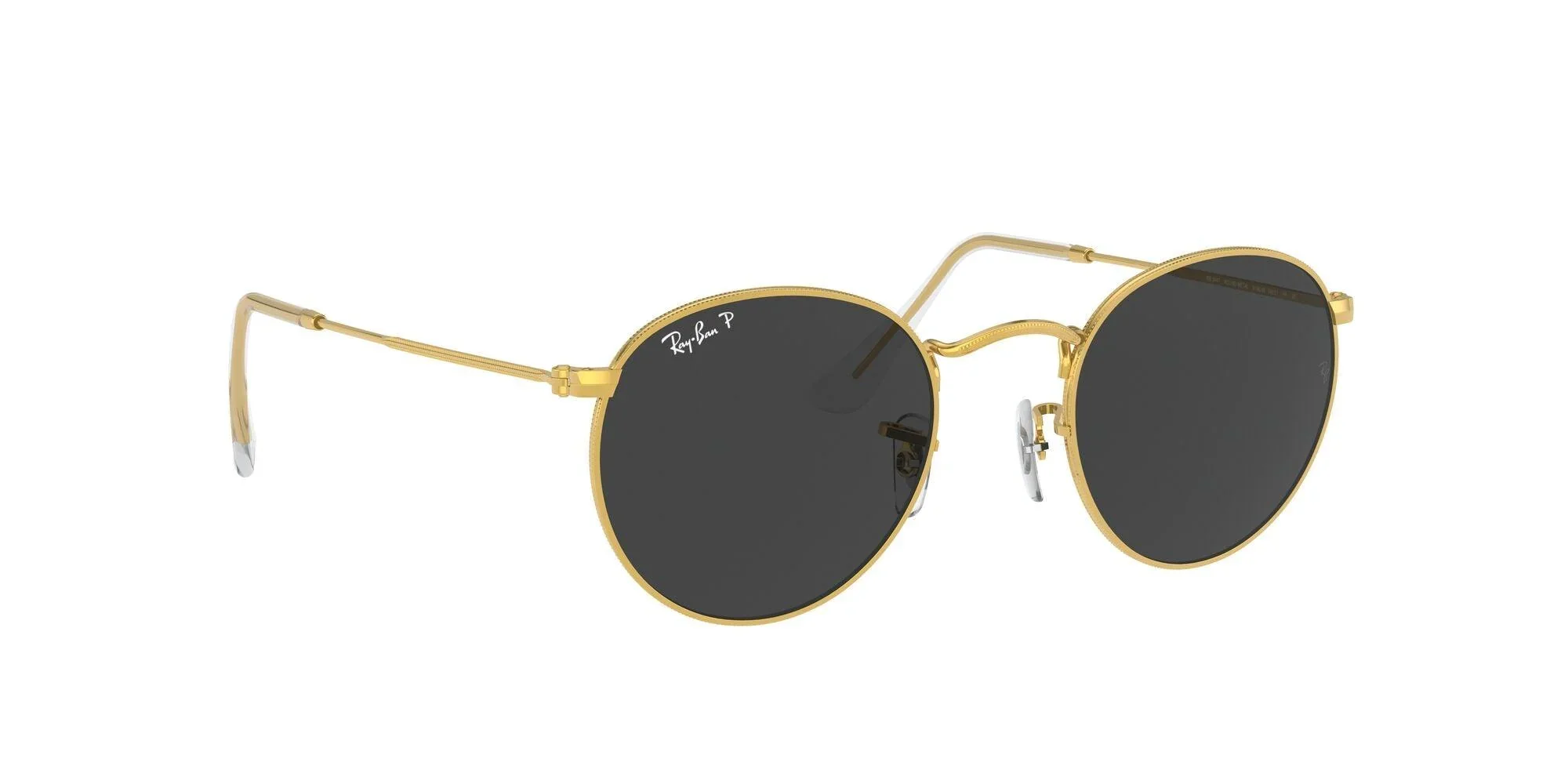 Ray-Ban | 3447 Round Metal | Gold Polarised (Size 50) - Image 3