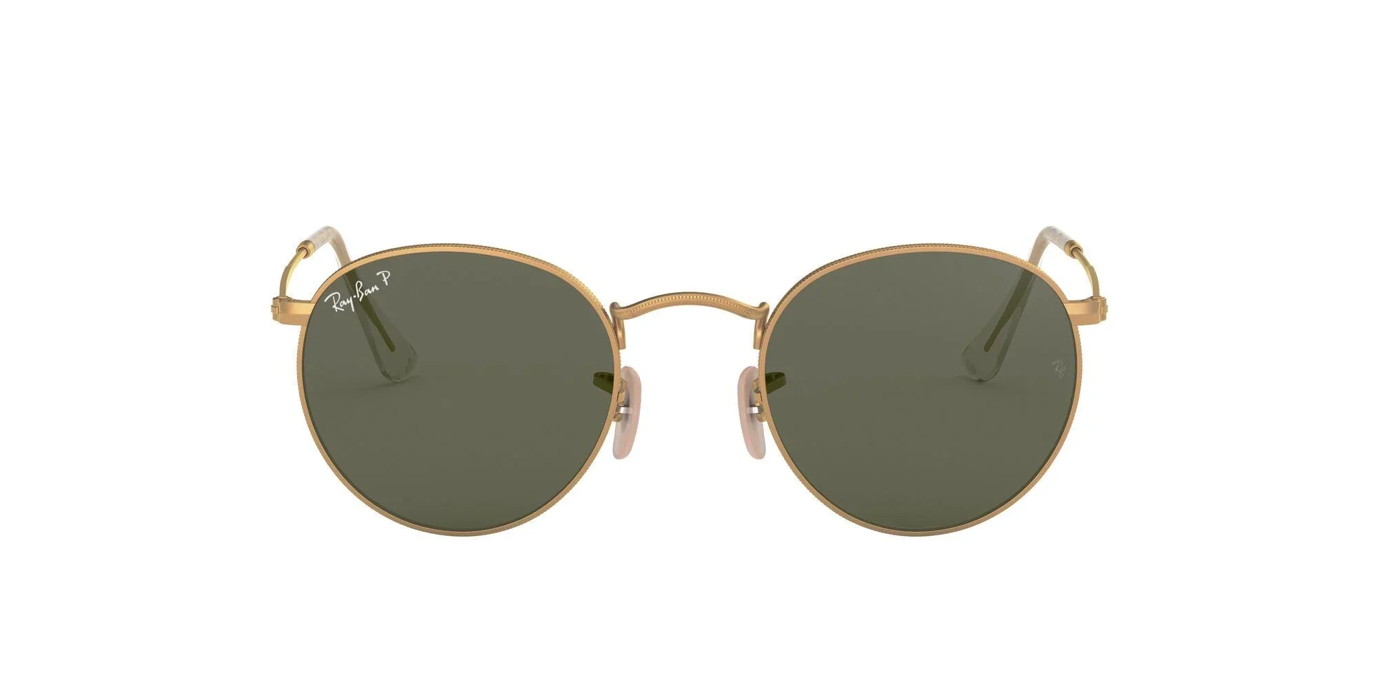 Ray-Ban | 3447 Round Metal | Matte Gold Polarised