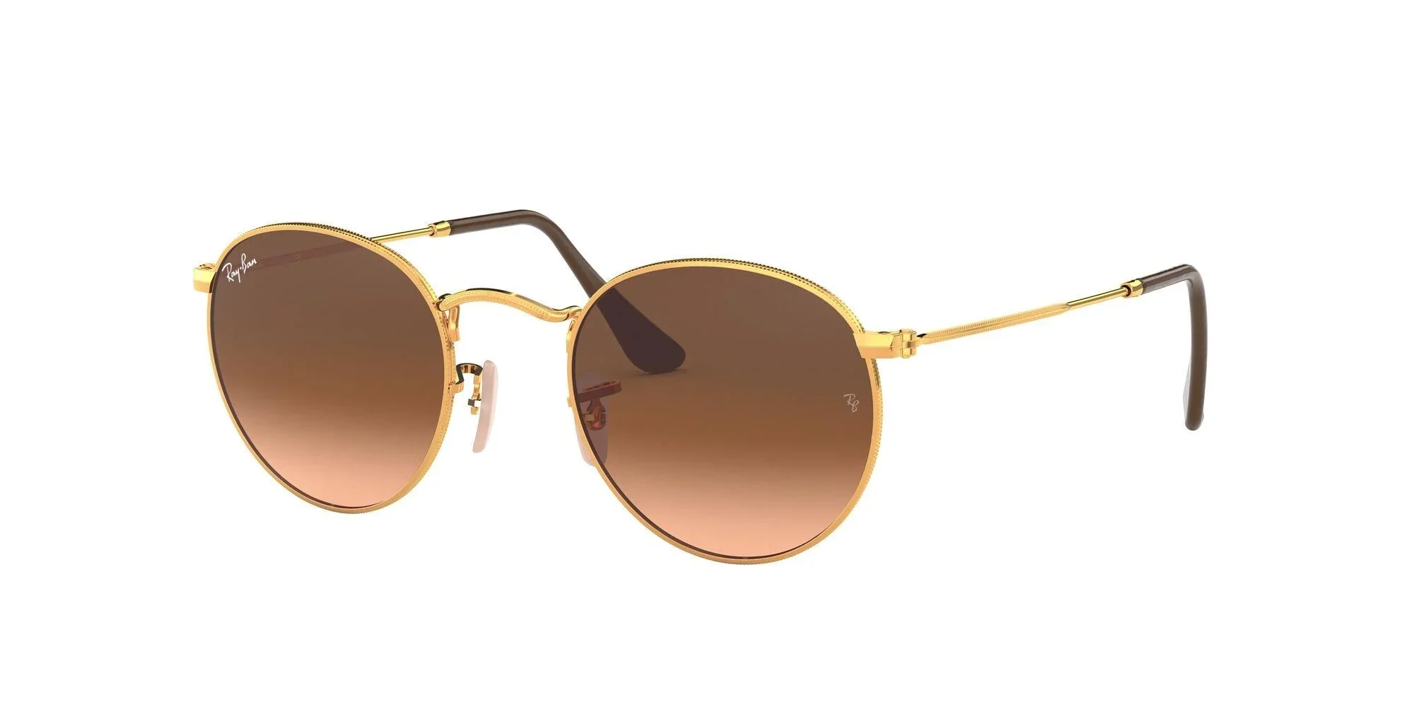 Ray-Ban | 3447 Round Metal | Shinny Light Bronze (Size 50) - Image 2