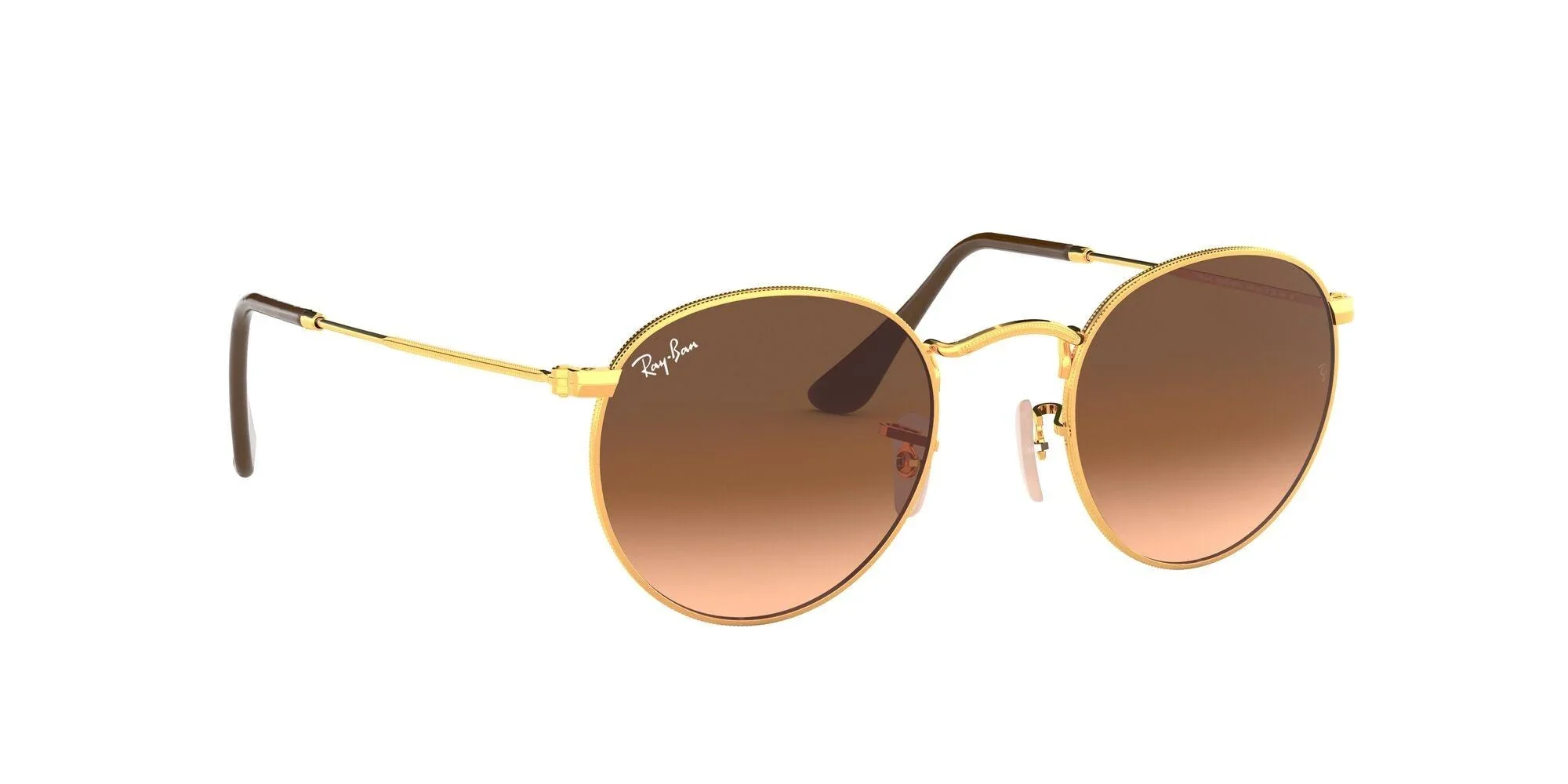 Ray-Ban | 3447 Round Metal | Shinny Light Bronze (Size 50) - Image 3