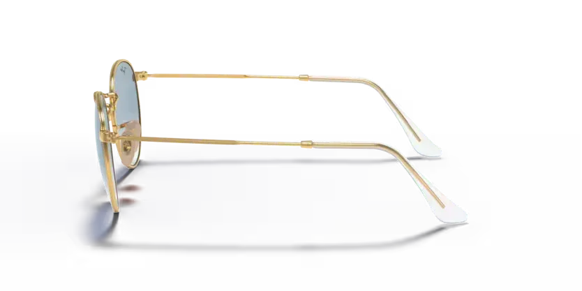 Ray-Ban | 3447N Round Metal | Arista Gold Light Blue - Image 3