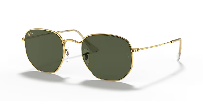 Ray-Ban | 3548 Hexagonal | Gold Non Polarized - Image 2