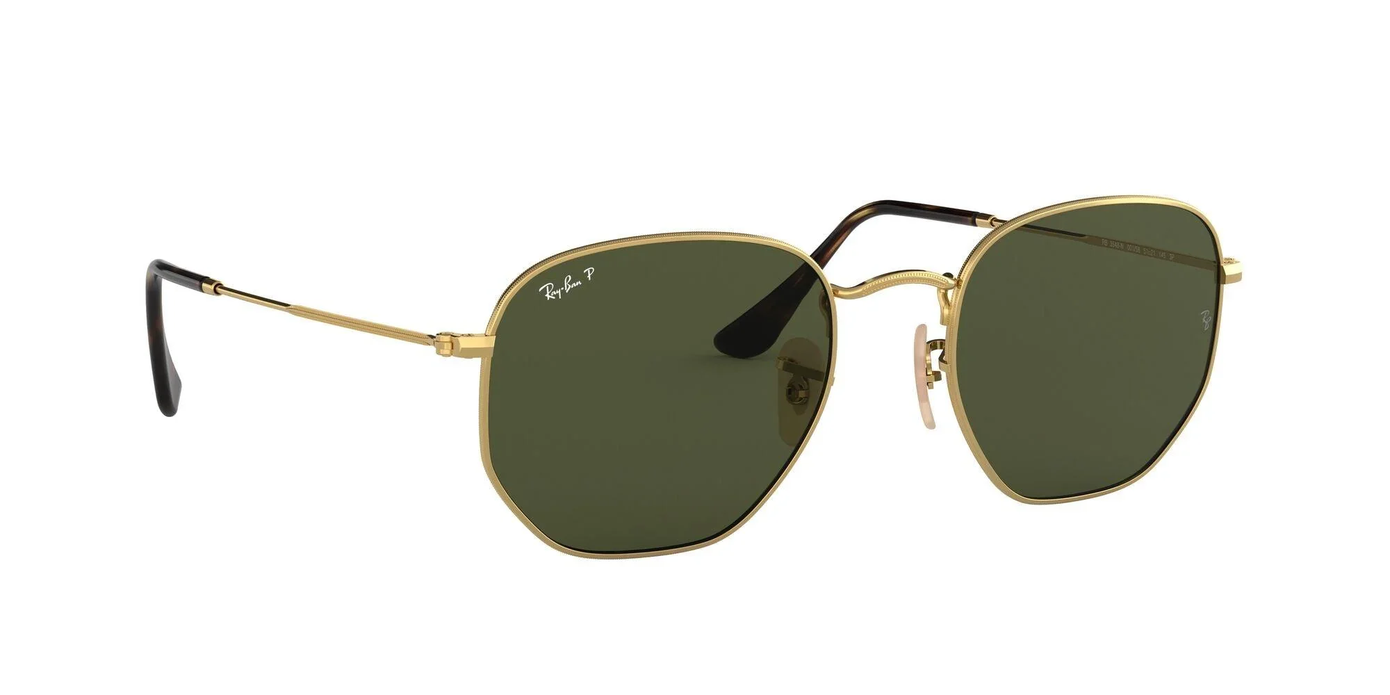 Ray-Ban | 3548N Hexagonal | Gold Polarised - Image 3