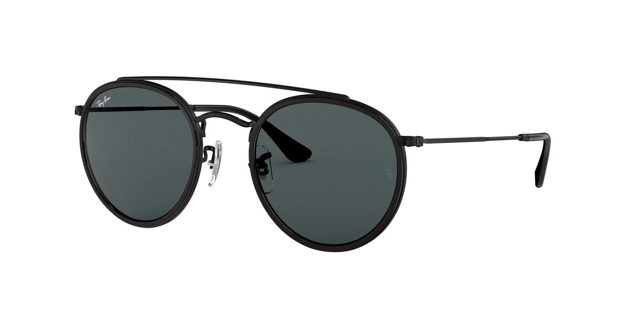 Ray-Ban | 3647N Round Double Bridge | Black - Image 2
