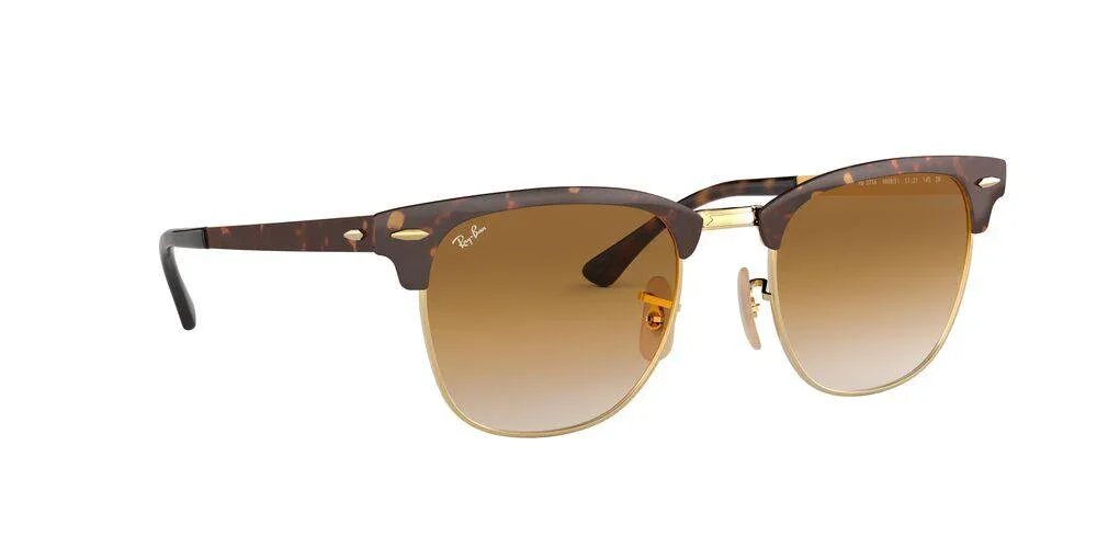 Ray-Ban | 3716 Clubmaster Metal | Gold Top Havana - Image 3