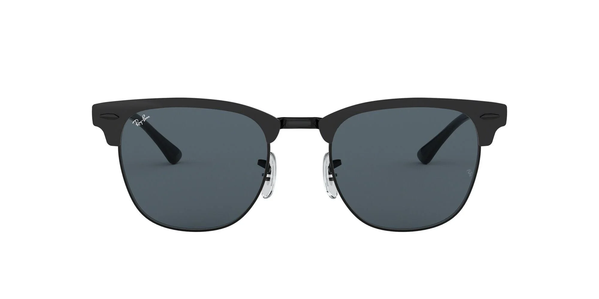 Ray-Ban | 3716 Clubmaster Metal | Shiny Black Top Matte