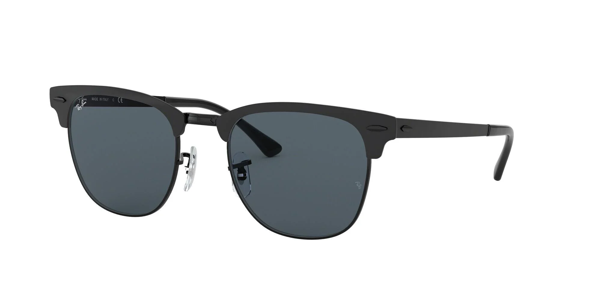 Ray-Ban | 3716 Clubmaster Metal | Shiny Black Top Matte - Image 2