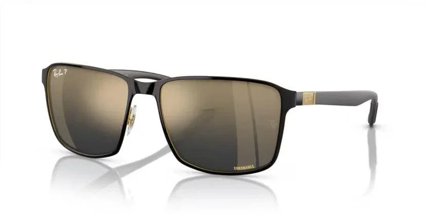 Ray-Ban | 3721CH | Black on Gold - Image 2