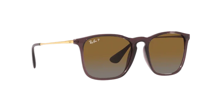 Ray-Ban | 4187 Chris | Transparent Brown Polarised - Image 3