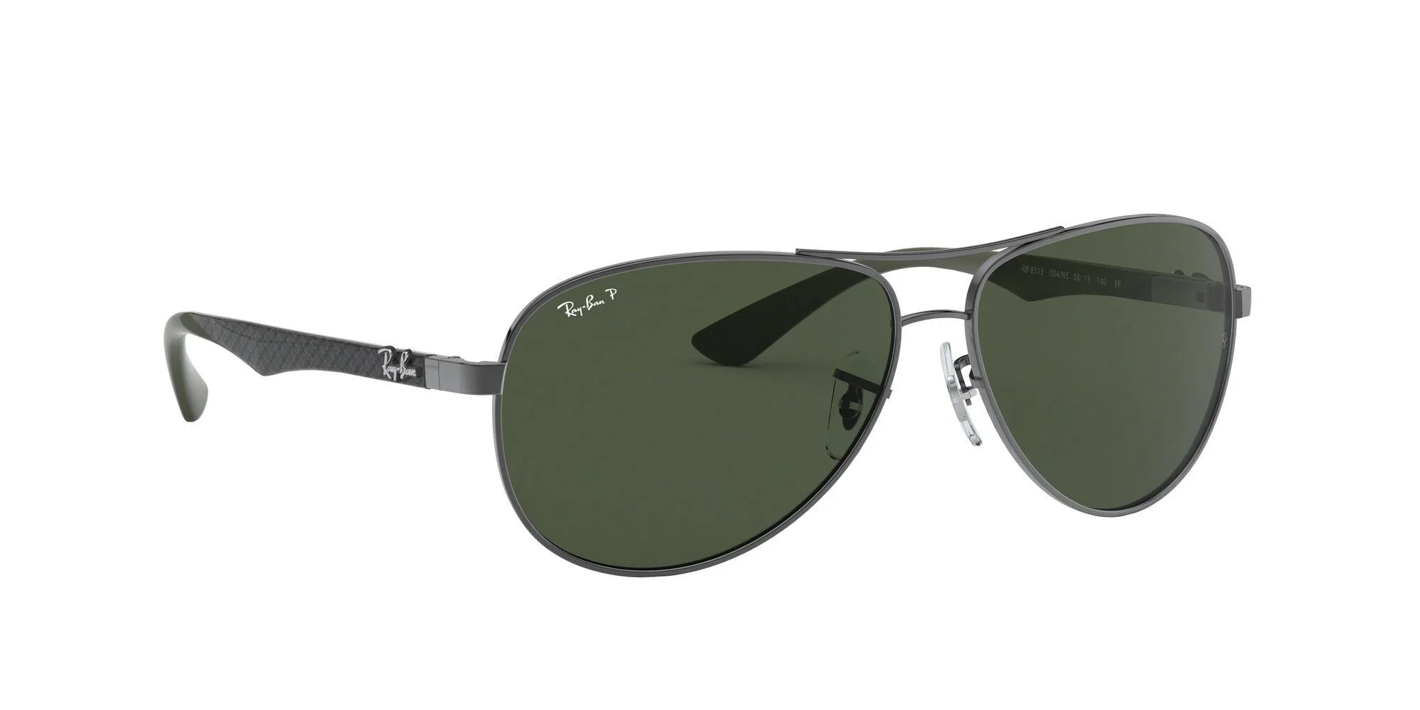 Ray-Ban | 8313 Aviator Carbon Fibre | Gunmetal Polarised - Image 3