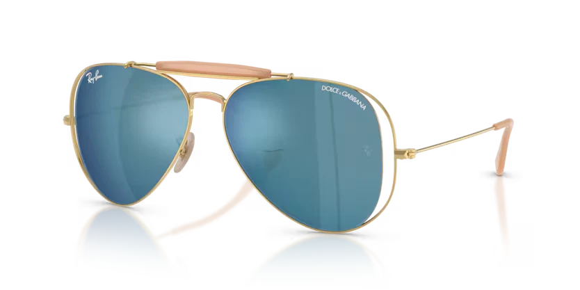 Ray-Ban Dolce Gabbana | RB3029M | Arista with Dark Blue Mirror - Image 2