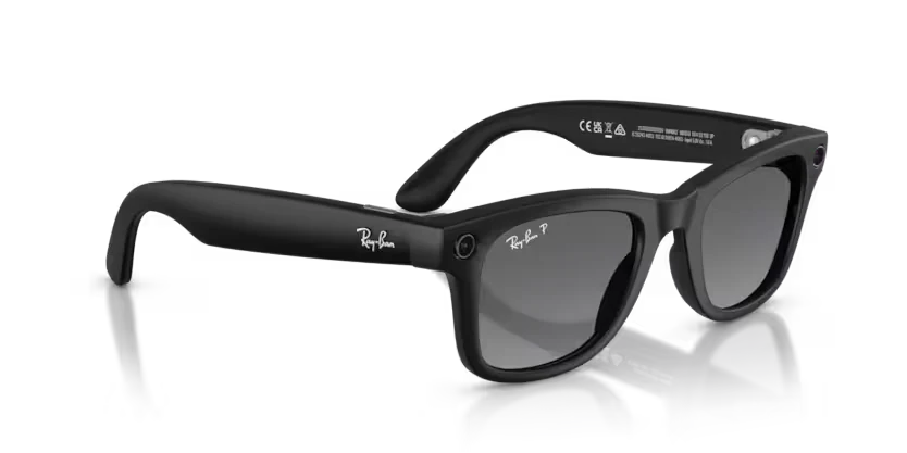 Ray-Ban Meta Gen 2 | RW4012 Wayfarer M | Matte Black Gradient Graphite Polarised - Image 5