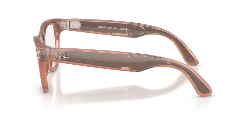 Ray- Ban Meta Gen 2 | RW4014 Skyler | Shiny Peach Transition Brown - Image 5