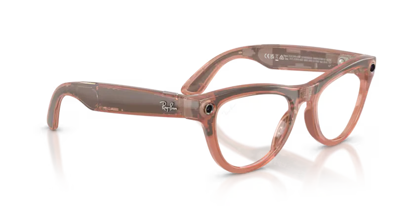 Ray- Ban Meta Gen 2 | RW4014 Skyler | Shiny Peach Transition Brown - Image 7