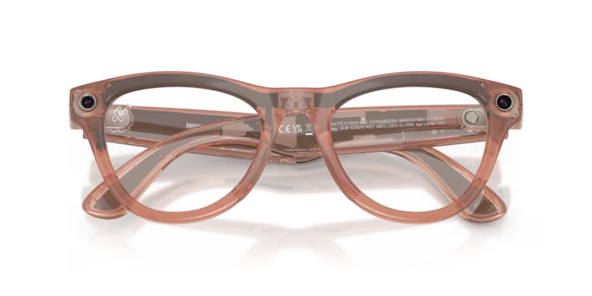 Ray- Ban Meta Gen 2 | RW4014 Skyler | Shiny Peach Transition Brown - Image 8