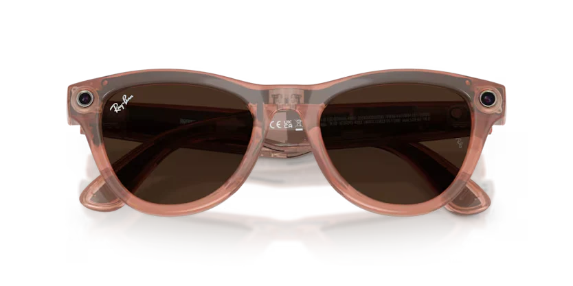 Ray- Ban Meta Gen 2 | RW4014 Skyler | Shiny Peach Transition Brown - Image 9
