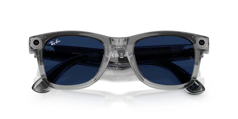 Ray-Ban Meta Gen 2 | RW4012 | Shiny Transparent Grey - Image 8