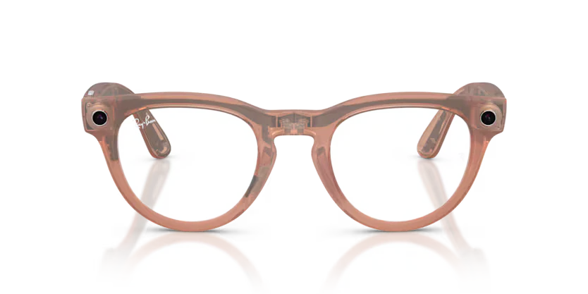 Ray-Ban Meta Gen 2 | RW4013 Headliner | Matte peach Transition Grey