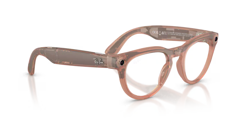 Ray-Ban Meta Gen 2 | RW4013 Headliner | Matte peach Transition Grey - Image 6
