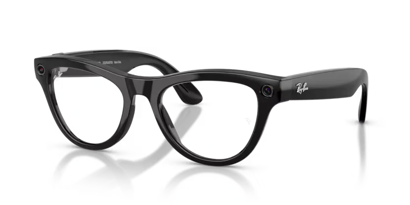 Ray-Ban Meta Gen 2 | RW4014 Skyler | Shiny Black Graphite Green Transitions - Image 3