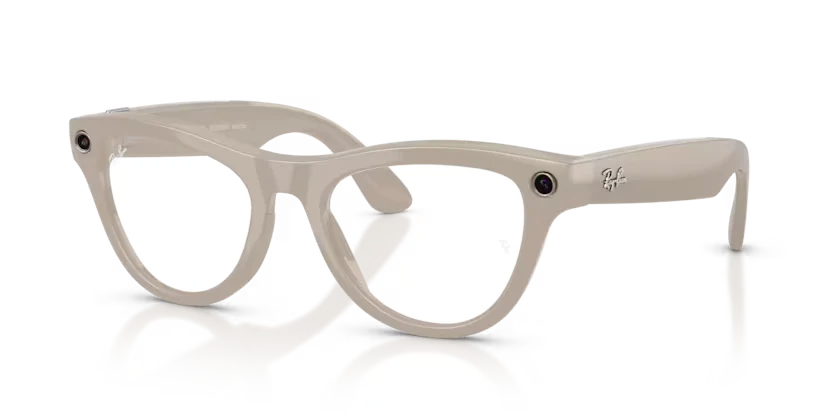 Ray-Ban Meta Gen 2 | RW4014 Skyler | Shiny Chalky Grey Transitions Sapphire - Image 3