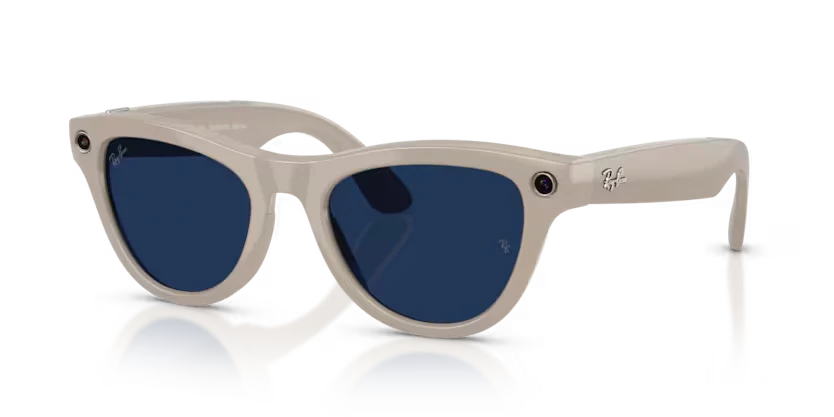 Ray-Ban Meta Gen 2 | RW4014 Skyler | Shiny Chalky Grey Transitions Sapphire - Image 4