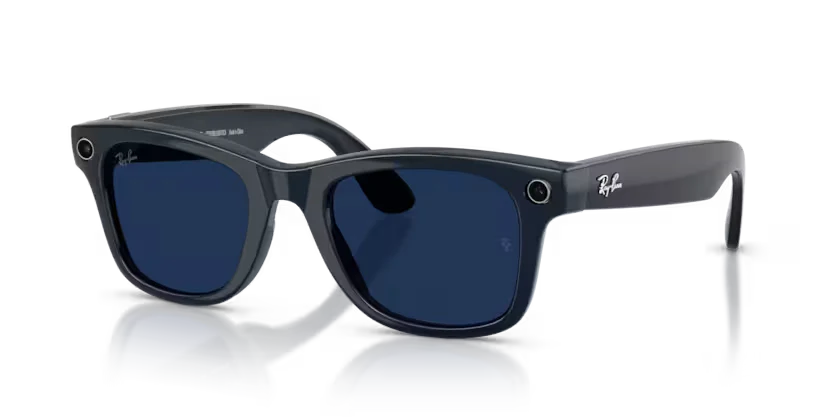 Ray-Ban Meta Gen 2 | RW4012 Wayfarer M | Shiny Cosmic Blue Sapphire Transitions - Image 4