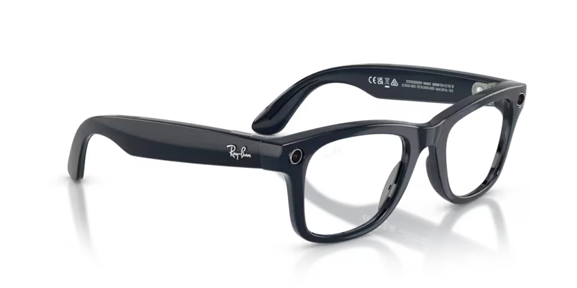 Ray-Ban Meta Gen 2 | RW4012 Wayfarer L | Shiny Cosmic Blue Sapphire Transitions - Image 6