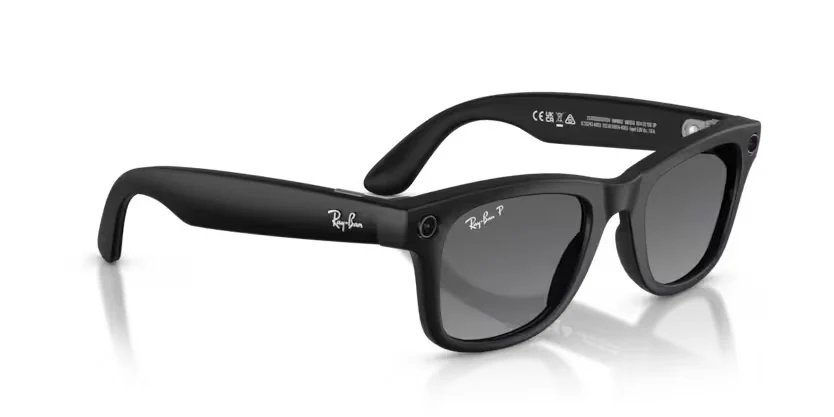 Ray-Ban Meta Gen2 | RW4012 Wayfarer | Matte Black Gradient Graphite Polarised - Image 5