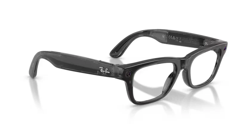 Ray-Ban Meta Gen 2 | RW7001 Blayzer Optics | Transparent Black - Image 5