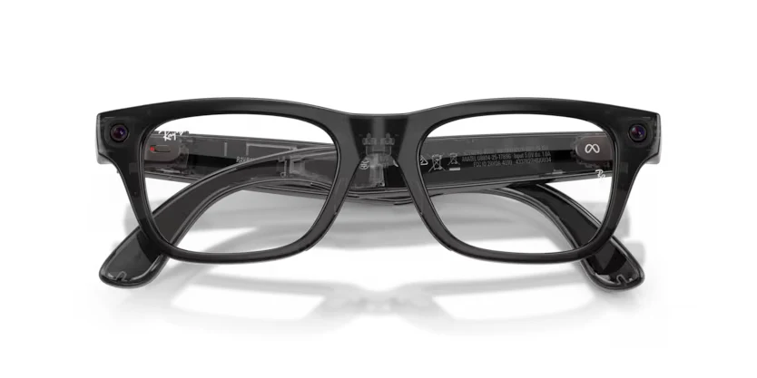 Ray-Ban Meta Gen 2 | RW7001 Blayzer Optics | Transparent Black - Image 6