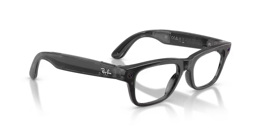 Ray-Ban Meta Gen 2 | RW7001 Blayzer Optics | Transparent Black Clear - Image 5