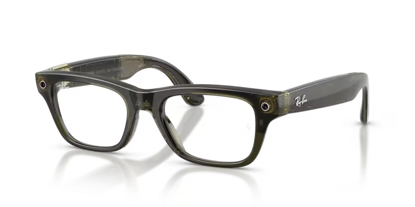 Ray-Ban Meta Gen 2 | RW7001 Blayzer Optics | Transparent Dark Olive - Image 2