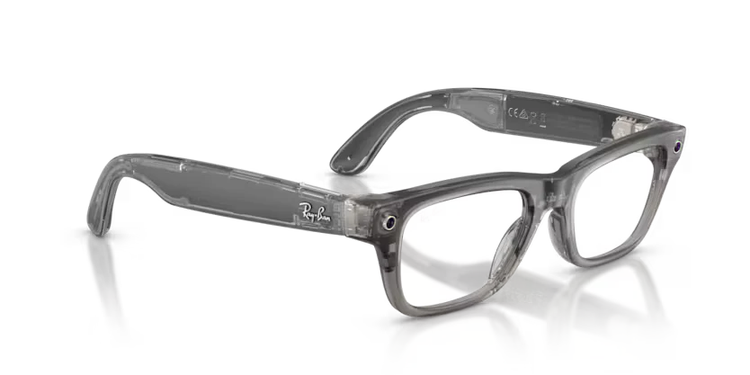 Ray-Ban Meta Gen 2 | RW7001 Blayzer Optics | Transparent ice grey - Image 5