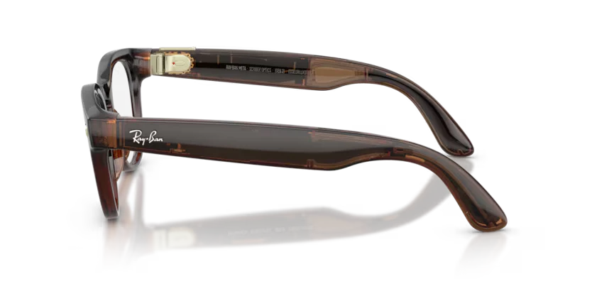 Ray-Ban Meta Gen 2 | RW7002 Scriber Optics | Transparent Umber Clear - Image 3