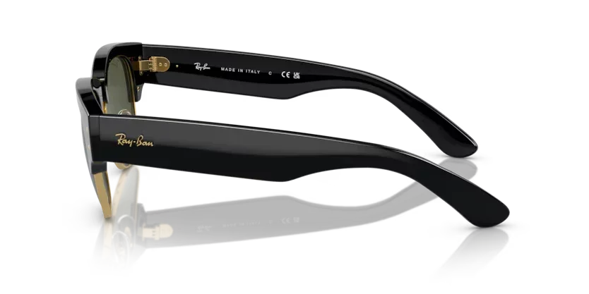 Ray-Ban | 0316S Mega Clubmaster | Black On Gold - Image 3