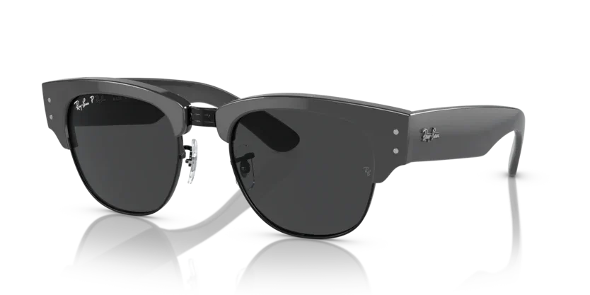Ray-Ban | 0316S Mega Clubmaster | Grey On Black - Image 2