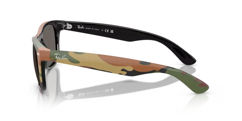 Ray-Ban | 2132 New Wayfarer | Black & Green Camuflage - Image 3