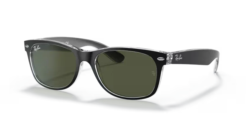 Ray-Ban | 2132 New Wayfarer | Black on Transparent - Image 2
