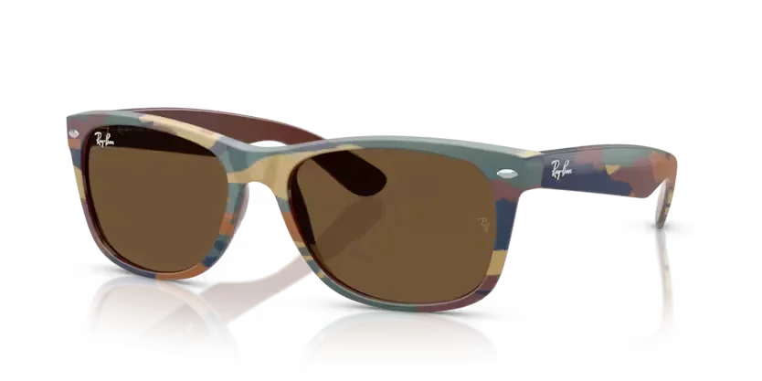 Ray-Ban | 2132 New Wayfarer | Brown & Blue Camuflage - Image 2
