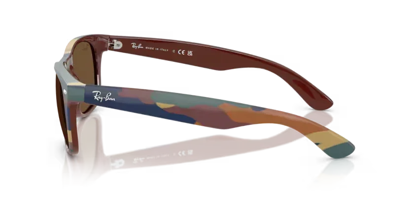 Ray-Ban | 2132 New Wayfarer | Brown & Blue Camuflage - Image 3