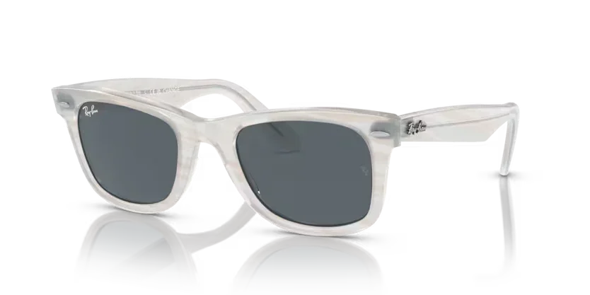 Ray-Ban | 2140 Wayfarer | Photo Striped Light Blue - Image 2