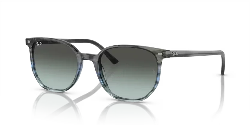 Ray-Ban | 2197 Elliot | Striped Grey & Blue - Image 2
